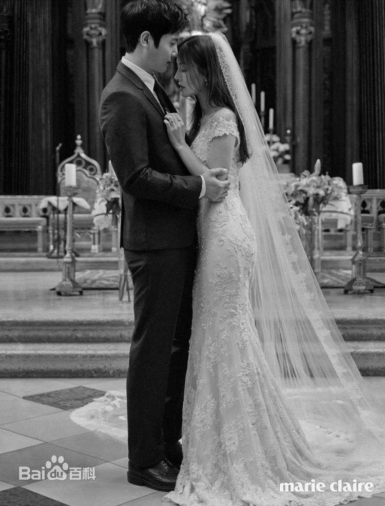 李尚禹(，Lee Sang Woo，イ·サンウ)与金素妍结婚相关图片生活照