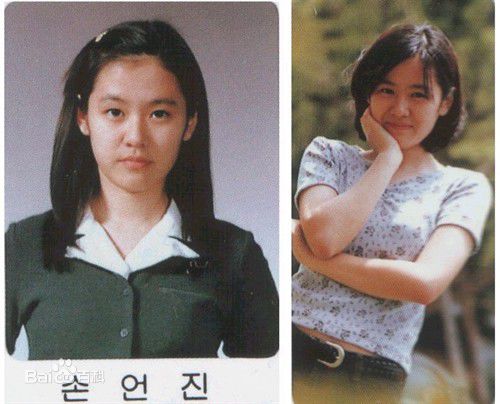 孙艺珍(Son Ye Jin)成长照前后照片