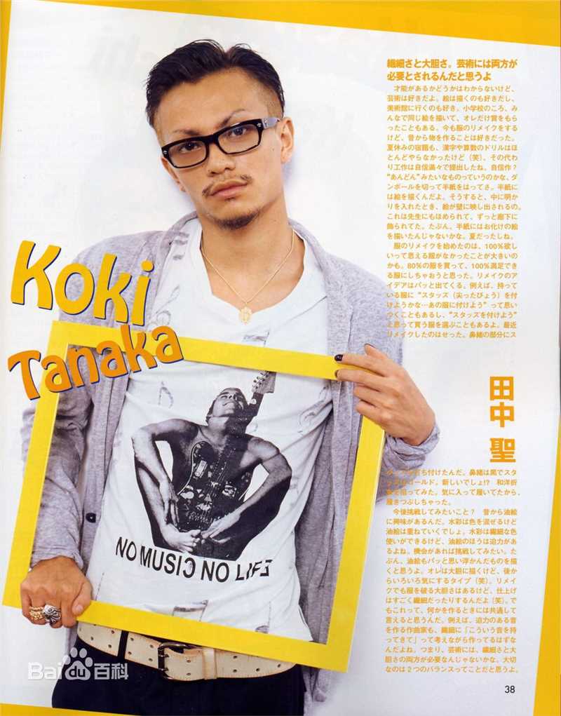田中圣(たなか こうき、TANAKA KOKI、)艺术照壁纸壁纸