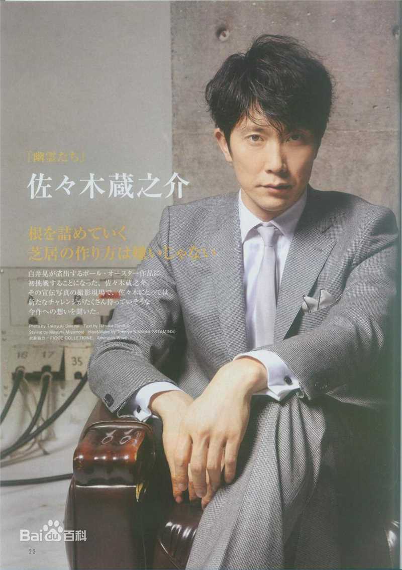 佐佐木藏之介(佐々木蔵之介（ささき くらのすけ），Kuranosuke Sasaki)最新（1）图集