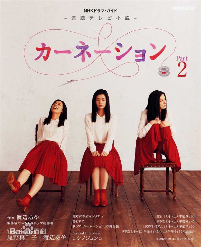 最新尾野真千子(Machiko Ono，おの まちこ)在《康乃馨》图片中的壁纸