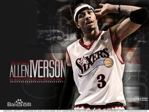 阿伦·埃泽尔·艾弗森(Allen Ezail Iverson)76人时期前后照片