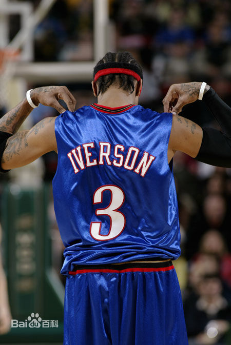 阿伦·埃泽尔·艾弗森(Allen Ezail Iverson)76人时期前后照片
