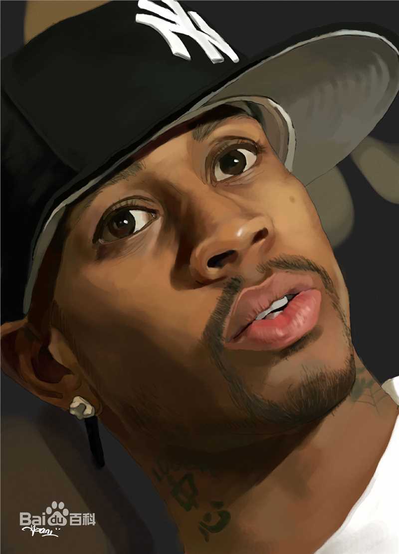 阿伦·埃泽尔·艾弗森(Allen Ezail Iverson)掘金时期性感图片壁纸