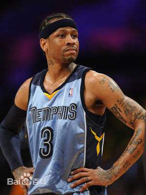 阿伦·埃泽尔·艾弗森(Allen Ezail Iverson)灰熊时期性感图片壁纸