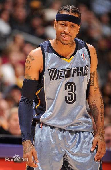 阿伦·埃泽尔·艾弗森(Allen Ezail Iverson)灰熊时期性感图片壁纸