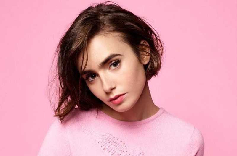 最新莉莉·柯林斯(Lily Collins)性感图片