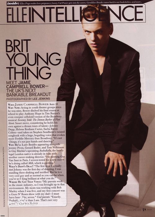 精选杰米·坎贝尔·鲍尔(Jamie Campbell Bower)精彩图册