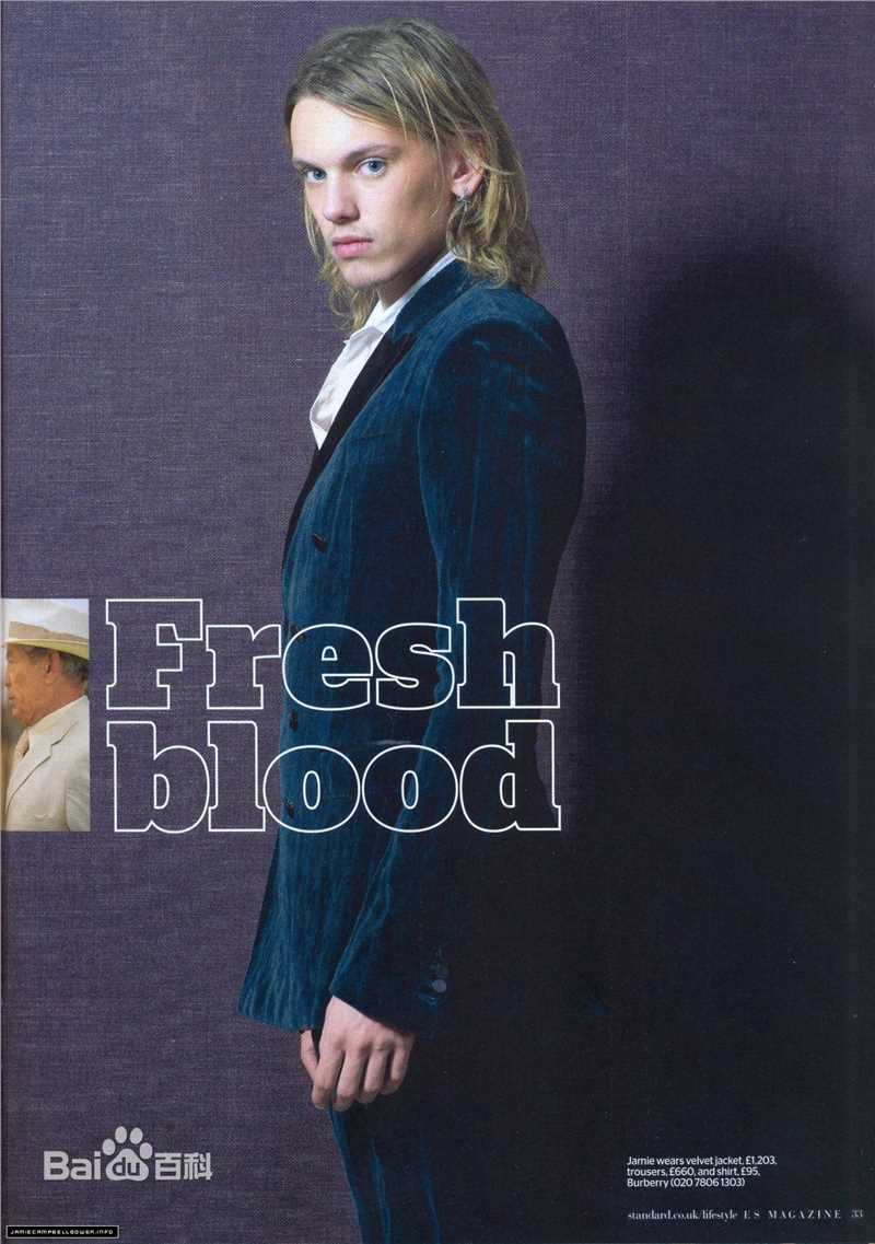 精选杰米·坎贝尔·鲍尔(Jamie Campbell Bower)精彩图册