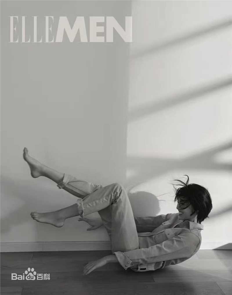 张艺上在《ELLEMEN》中的
