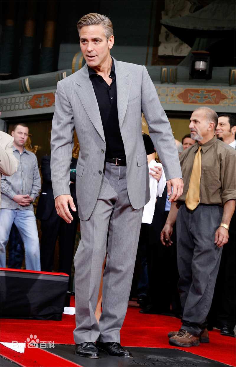 乔治·克鲁尼(George Clooney)乔治克鲁尼出席活动照素颜照相册