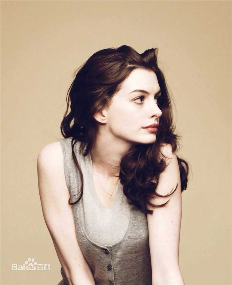 最全安妮·海瑟薇(Anne Hathaway)素颜照