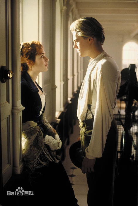 凯特·温斯莱特(Kate Winslet)在《泰坦尼克号》中的