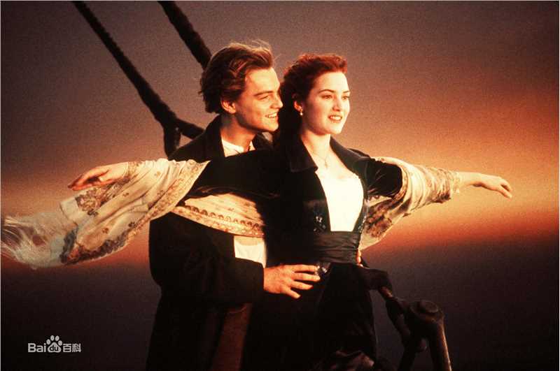 凯特·温斯莱特(Kate Winslet)在《泰坦尼克号》中的