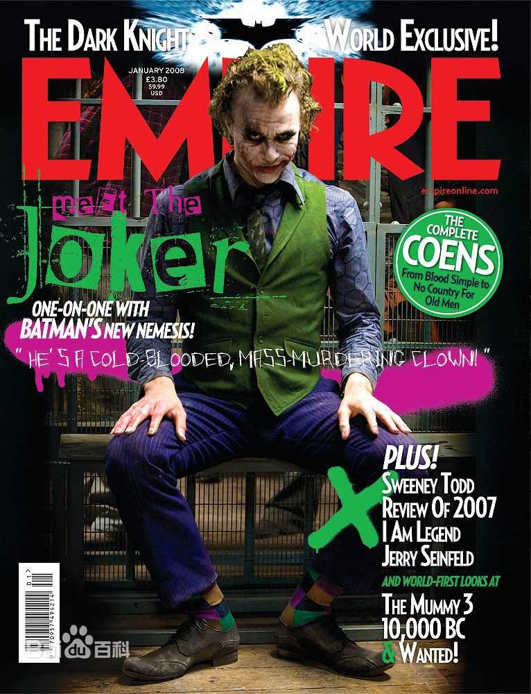 希斯·莱杰(Heath Ledger)前后照片