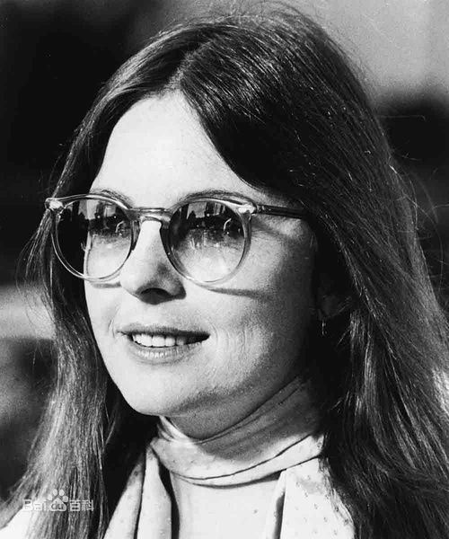 黛安·基顿(Diane Keaton)黑白照片素颜照壁纸