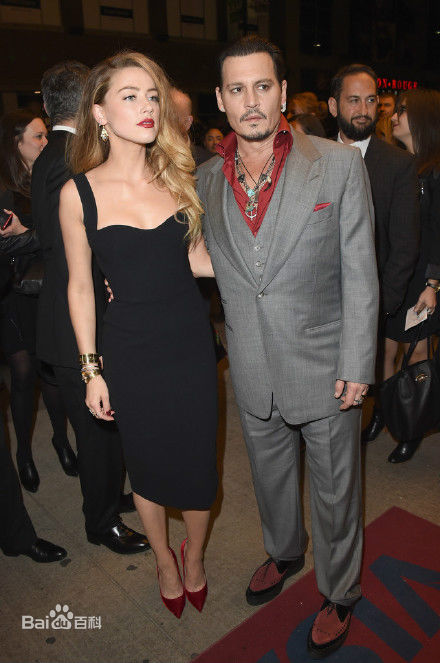 艾梅柏·希尔德(Amber Heard)和约翰尼·德普壁纸壁纸