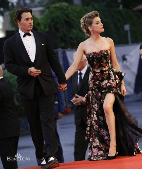 艾梅柏·希尔德(Amber Heard)和约翰尼·德普壁纸壁纸