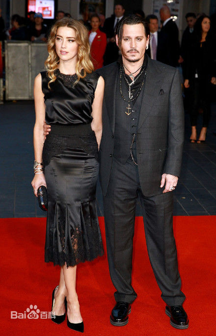 艾梅柏·希尔德(Amber Heard)和约翰尼·德普壁纸壁纸