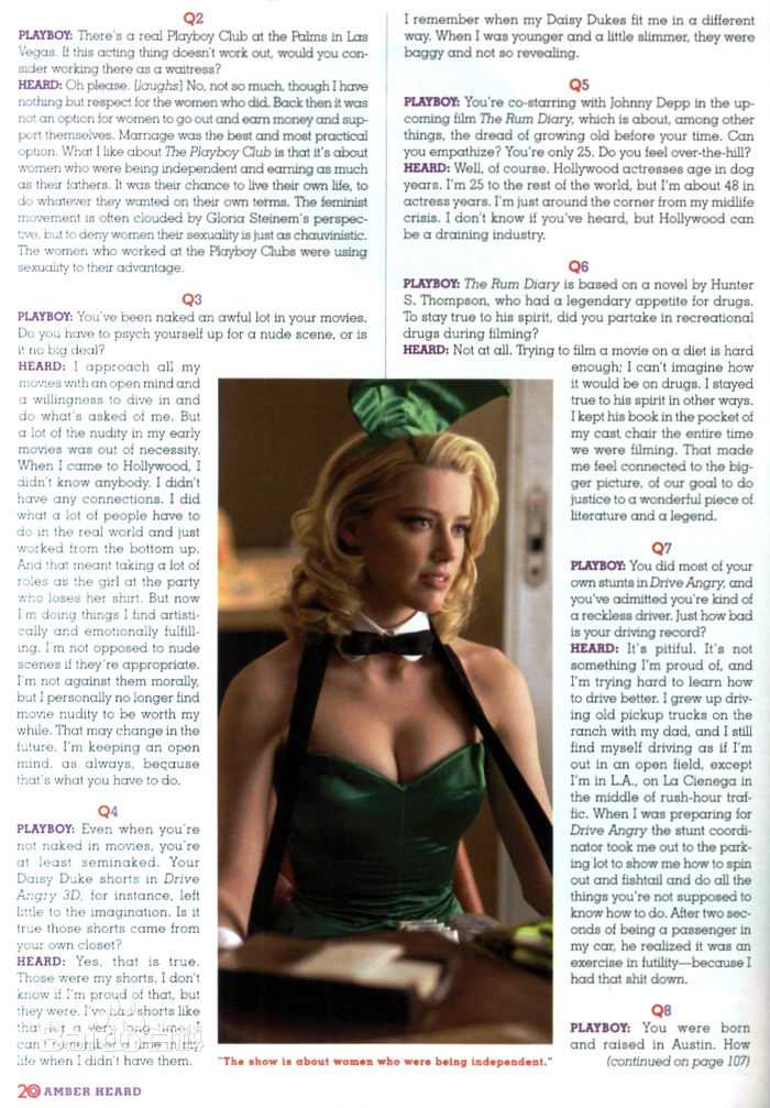 高清艾梅柏·希尔德(Amber Heard)精彩图册