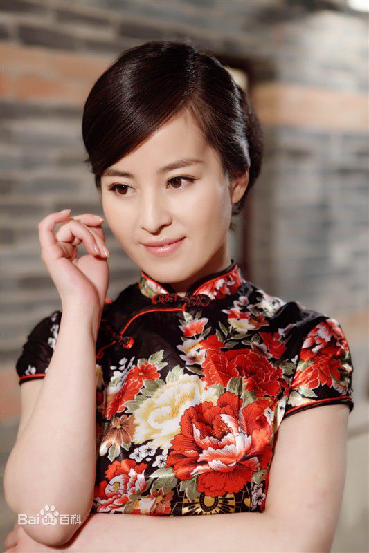 吴岚演员的百变造型素颜照壁纸