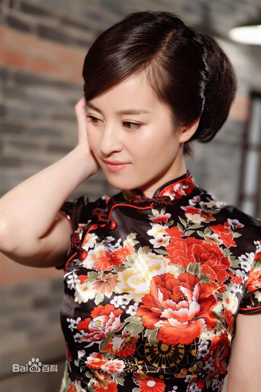 吴岚演员的百变造型素颜照壁纸