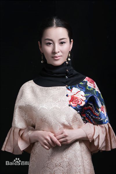 吴岚演员的百变造型素颜照壁纸