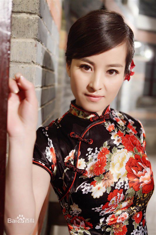 吴岚演员的百变造型素颜照壁纸