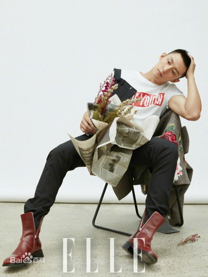 高清黄景瑜(Johnny)在《ELLE世界时装之苑》中的图集