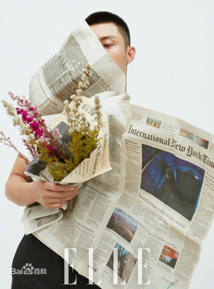 高清黄景瑜(Johnny)在《ELLE世界时装之苑》中的图集