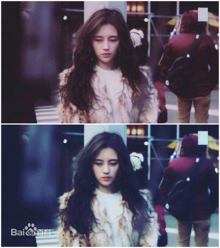 鞠婧祎(kiku)等不到你MV素颜照壁纸