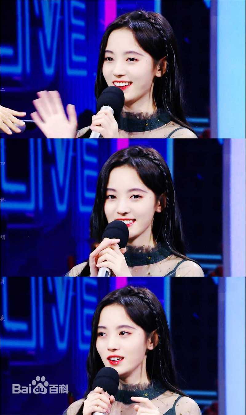 鞠婧祎(kiku)快乐大本营生活照