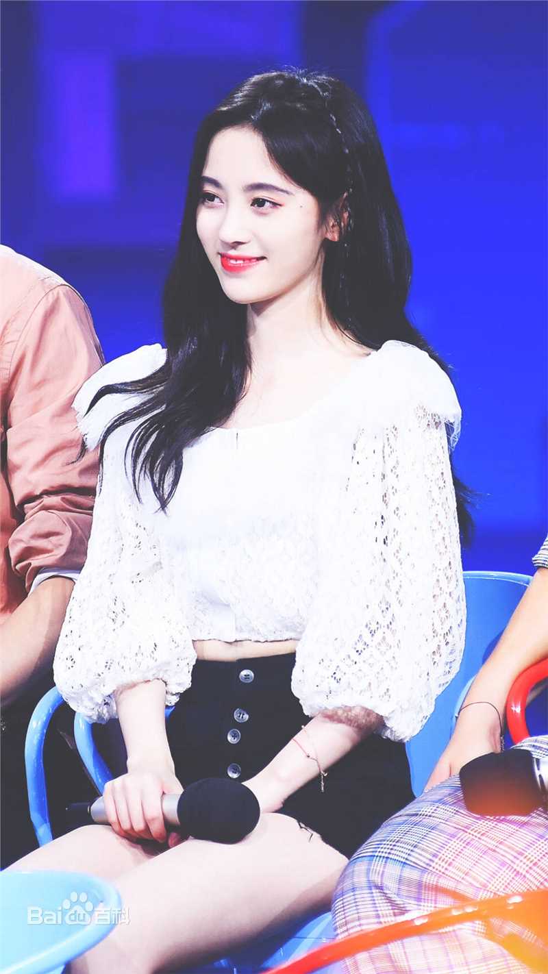 鞠婧祎(kiku)快乐大本营生活照