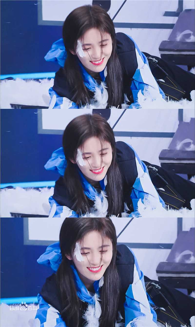 鞠婧祎(kiku)快乐大本营生活照