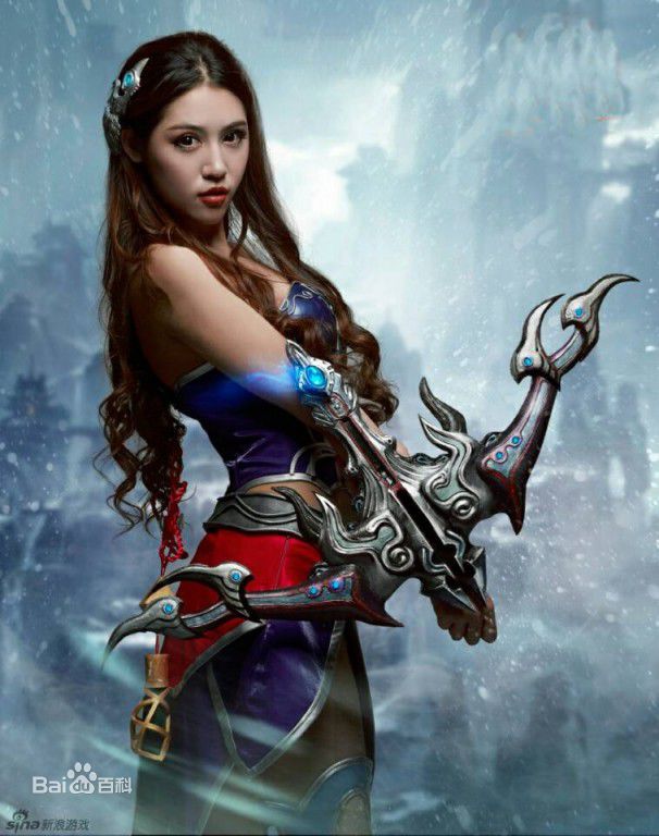 于芷晴(MINI)盛大游戏代言（图）前后照片