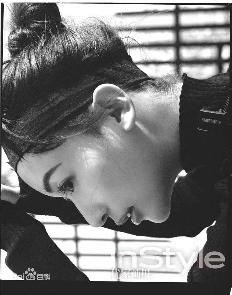 吴谨言在《Instyle优家画报》中的