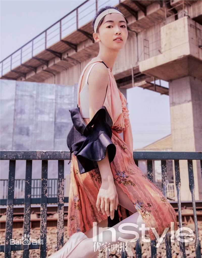 吴谨言在《Instyle优家画报》中的