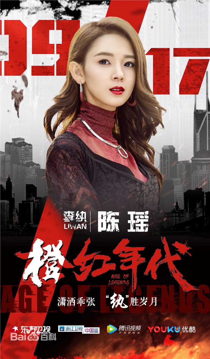 最全陈瑶(Sebrina)在《橙红年代》中的壁纸