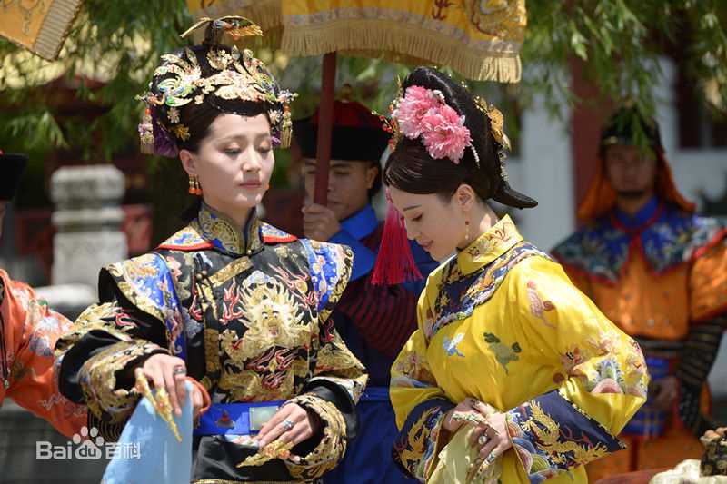 石筱群在《乾隆秘史》秋影中的