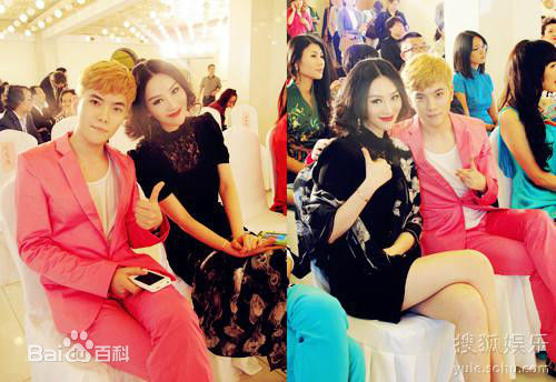 罗翔品牌活动红毯秀前后照片