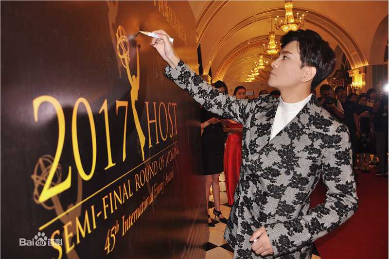 罗翔颁奖盛典登台领奖素颜照相册