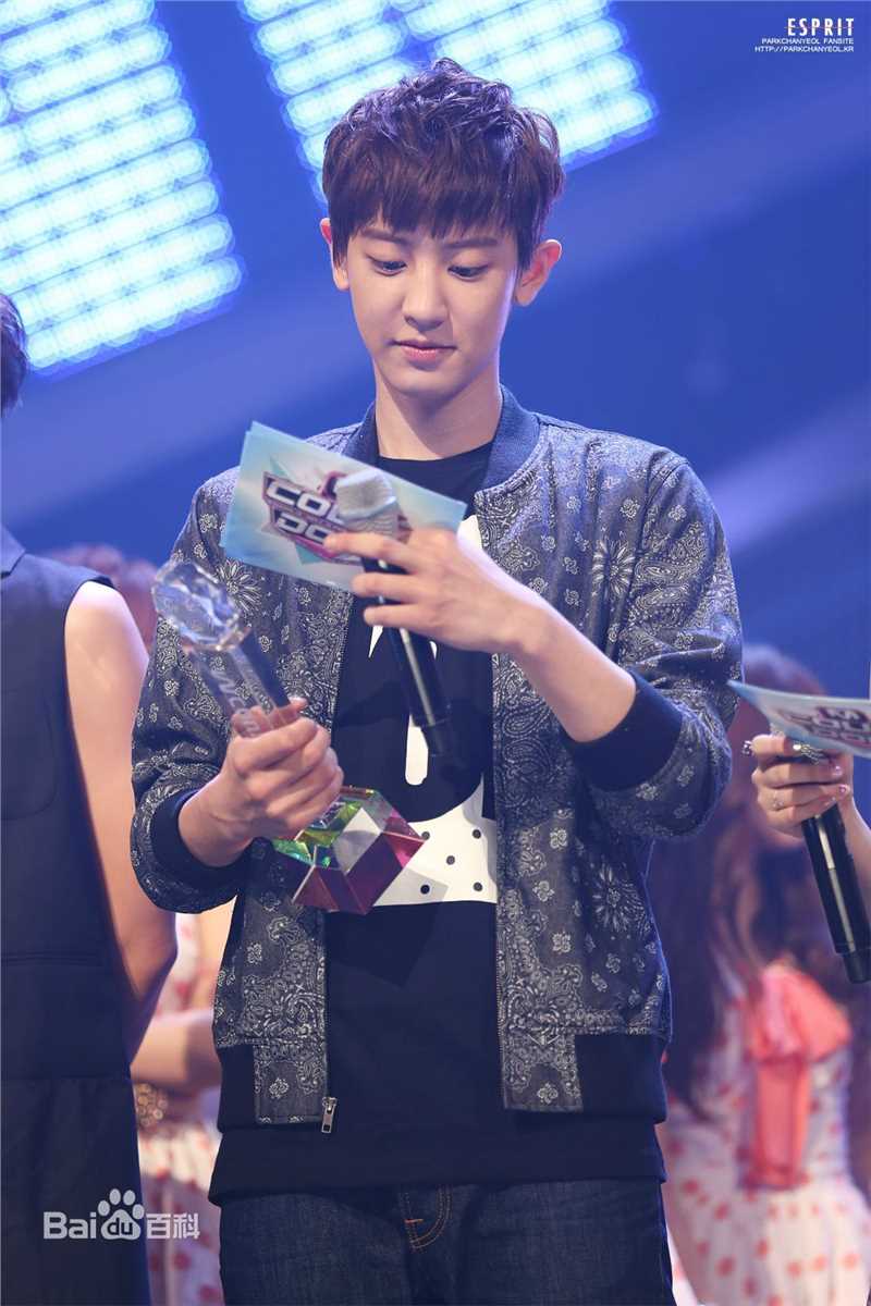 朴灿烈(（韩文名）、Park Chanyeol（官方艺名）)主持照图册