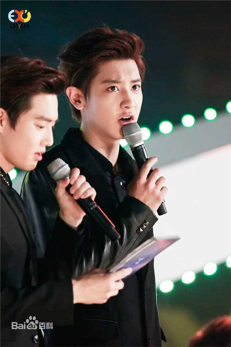 朴灿烈(（韩文名）、Park Chanyeol（官方艺名）)主持照图册