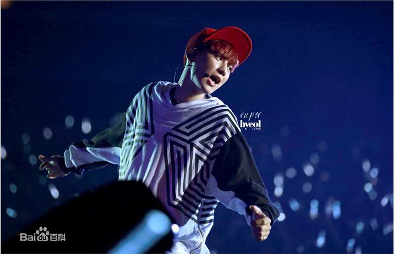 朴灿烈(（韩文名）、Park Chanyeol（官方艺名）)舞台照前后照片