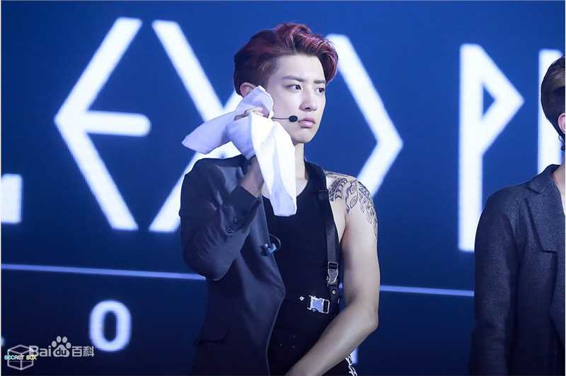 朴灿烈(（韩文名）、Park Chanyeol（官方艺名）)舞台照前后照片