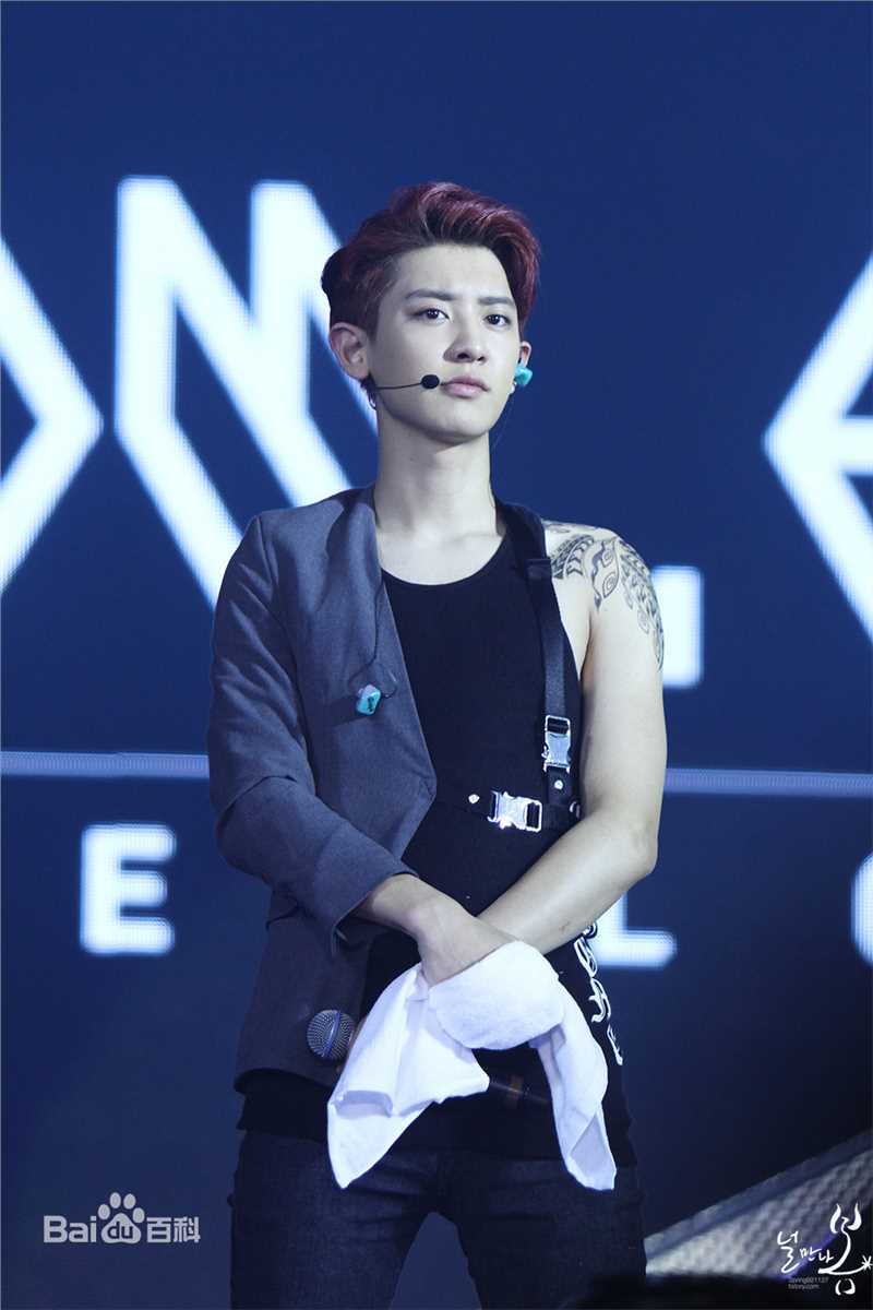 朴灿烈(（韩文名）、Park Chanyeol（官方艺名）)舞台照前后照片