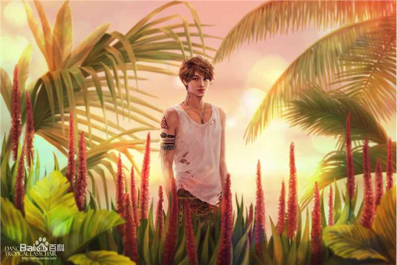 金钟仁(KAI（官方艺名）， ， （韩文名），Kim Jong In)粉丝作品前后照片