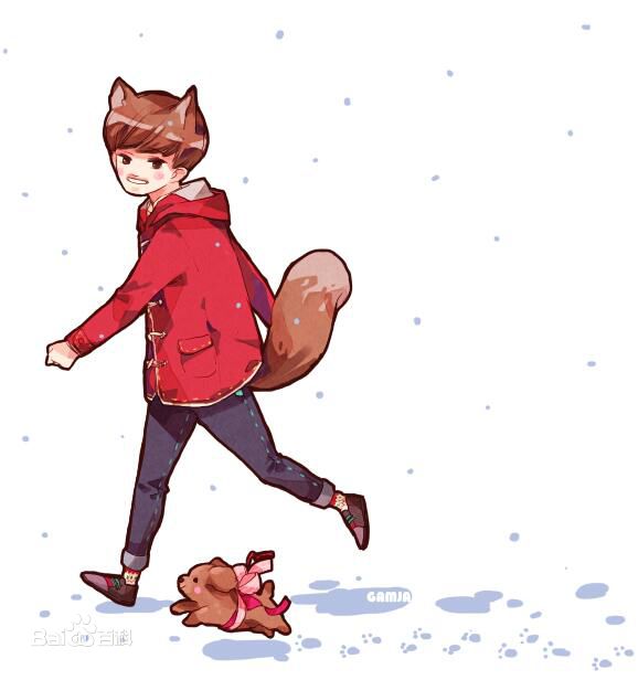 金钟仁(KAI（官方艺名）， ， （韩文名），Kim Jong In)粉丝作品前后照片