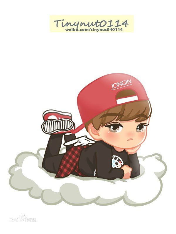 金钟仁(KAI（官方艺名）， ， （韩文名），Kim Jong In)粉丝作品前后照片