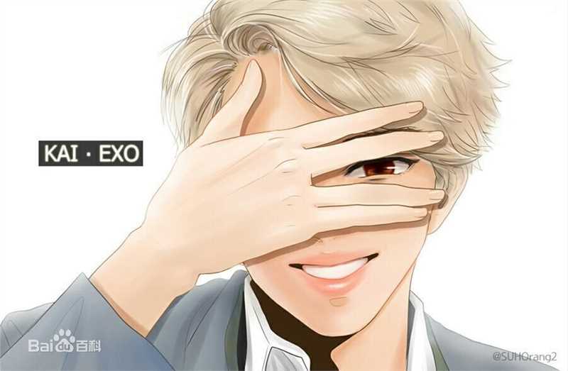 金钟仁(KAI（官方艺名）， ， （韩文名），Kim Jong In)粉丝作品前后照片